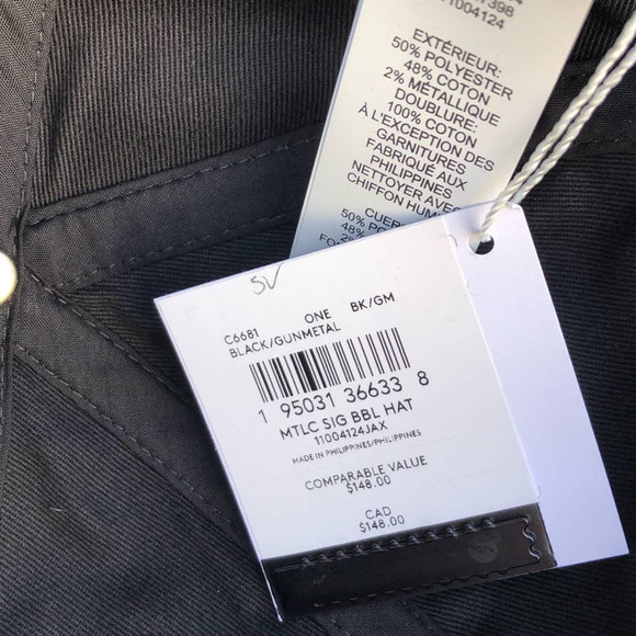 New 🎀 Coach Baseball Hat In Metallic Signature - Picture 6 of 10